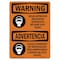 Signmission OSHA Wear Approved Breathing Apparatus Bilingual 5in X 3.5in, 10PK, 5" W, 3.5" H, Landscape, PK10 OS-WS-D-35-L-12902-10PK - alternate 1